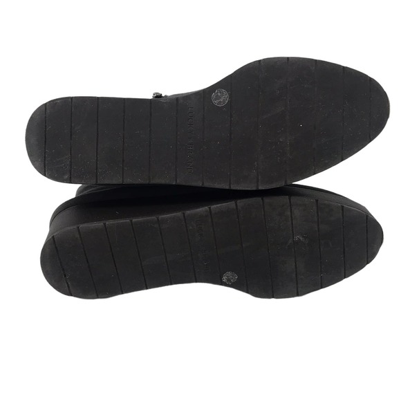 Lucky Brand Karmeya Suede Leather Grey Platform Waterproof Ankle Bootie … - Picture 6 of 10